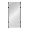 Hello Honey® 47.25" Black Cast Metal Framed Tall Wall Mirror